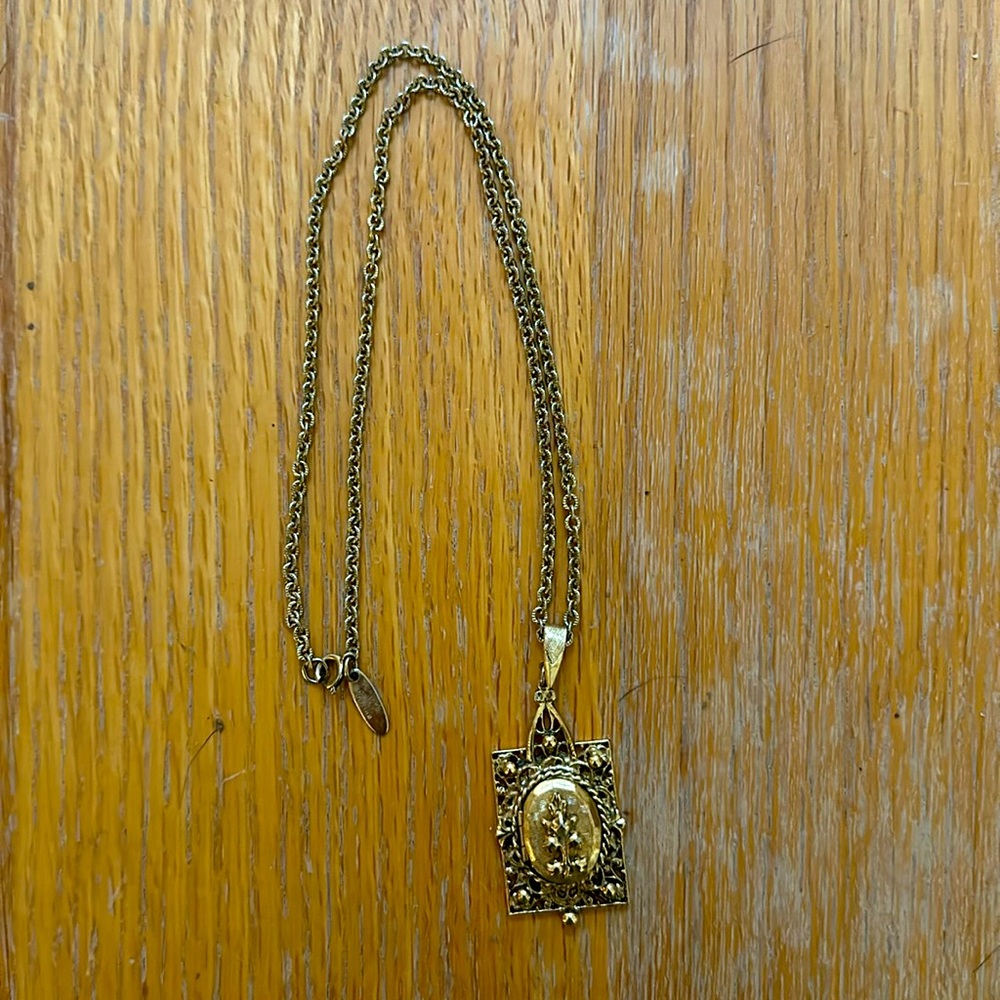 Whiting & Davis Gold Locket
